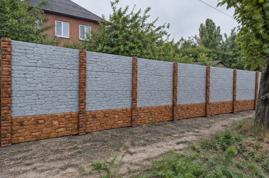 Декоративные заборы: иллюстрация конструкции
